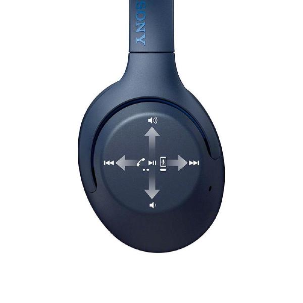 Беспроводные наушники Sony WH-XB900N Blue - рис.3