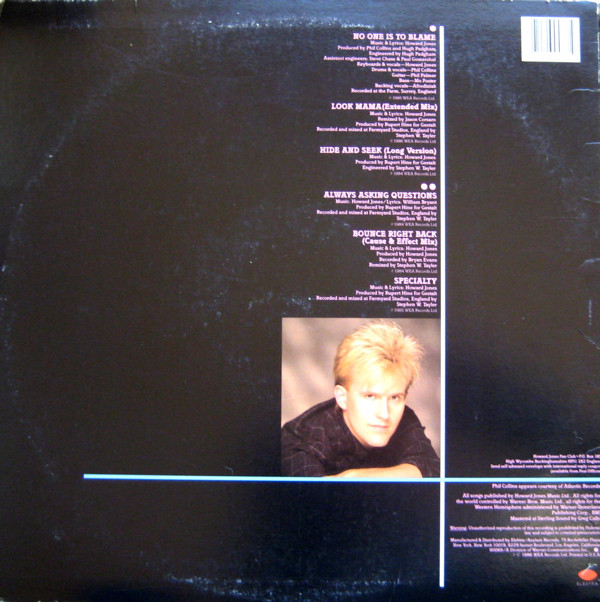 Виниловая пластинка Howard Jones - Action Replay - рис.3