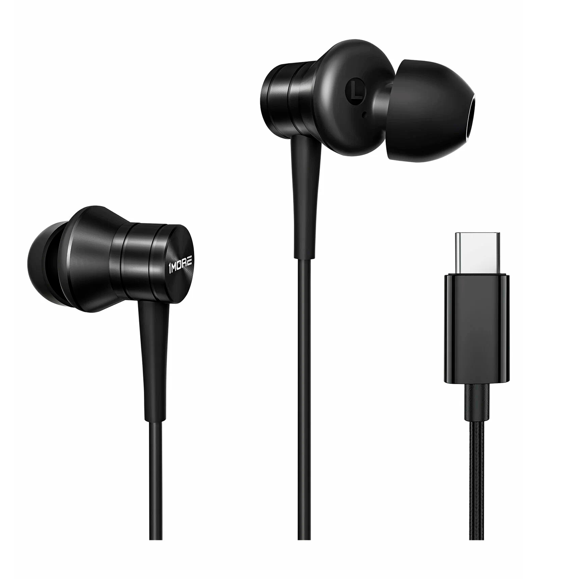 

Наушники внутриканальные 1MORE, Черный, Piston Fit P20 Type-C Black