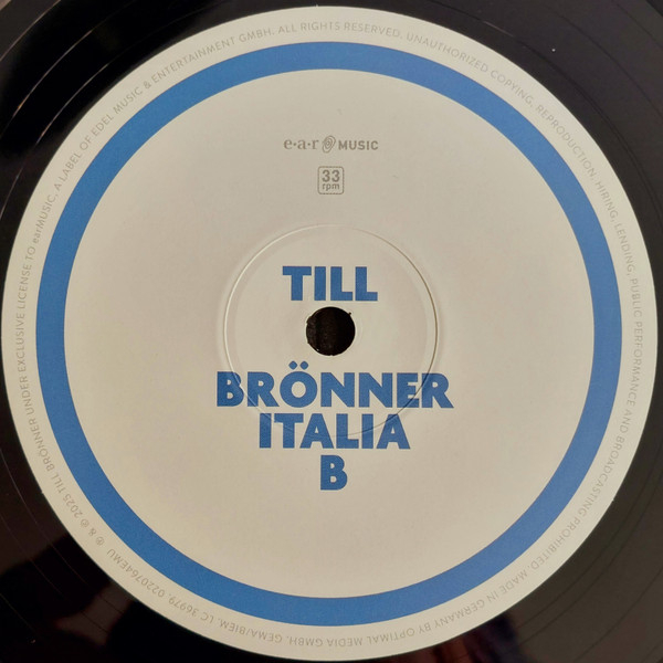 Виниловая пластинка Till Bronner – Italia - 2LP - рис.10