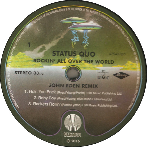 Виниловая пластинка Status Quo - Rockin' All Over The World - John Eden Remix - рис.2