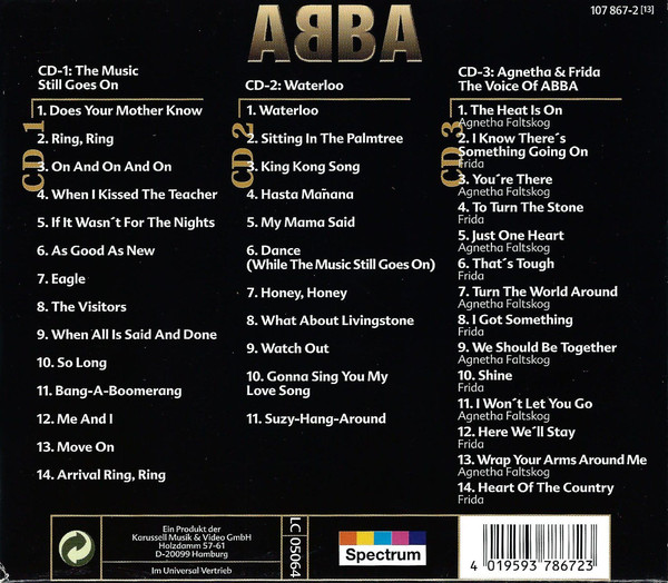 CD-диск ABBA; Agnetha; Frida - ABBA - рис.2