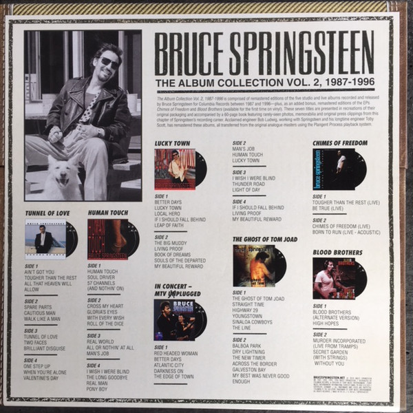 Виниловая пластинка Bruce Springsteen - The Album Collection Vol. 2, 1987-1996 - рис.1