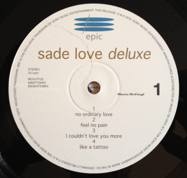 Виниловая пластинка Sade - Love Deluxe - рис.2