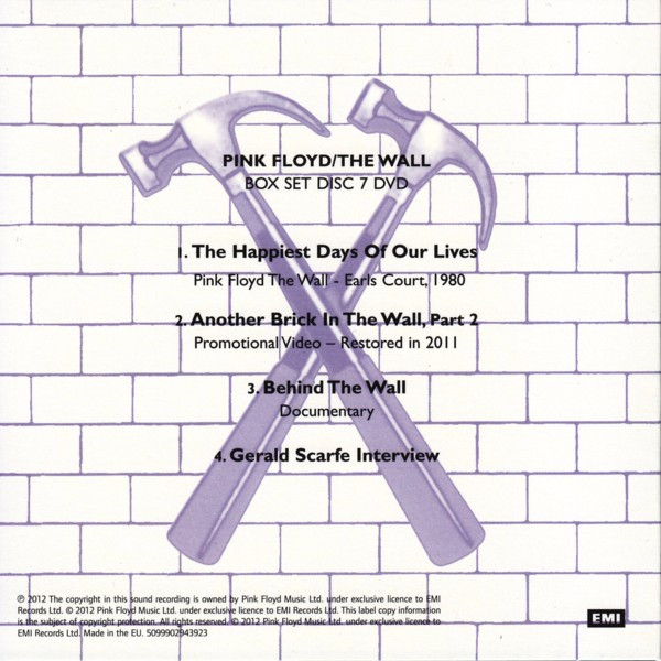 Бокс-сет Pink Floyd - The Wall (Immersion Box Set) - 6CD+DVD - рис.15