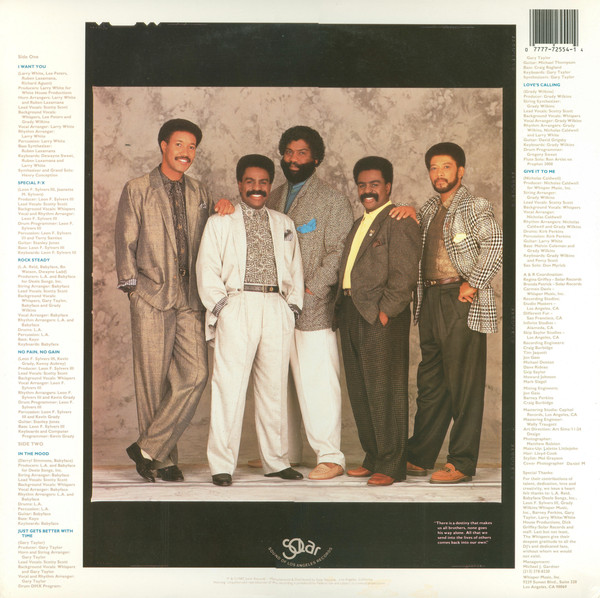 Виниловая пластинка The Whispers - Just Gets Better With Time - рис.1