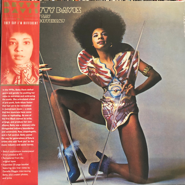 Виниловая пластинка Betty Davis – They Say I'm Different Orange Vinyl LP - рис.0