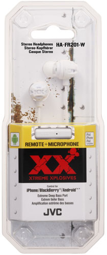 Наушники JVC Xtreme Xpllosive HA-FR201-W - рис.1