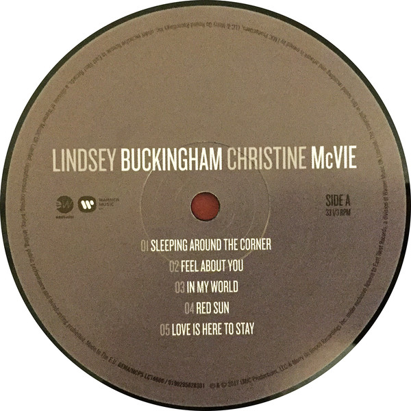 Виниловая пластинка Lindsey Buckingham; Christine McVie - Lindsey Buckingham Christine McVie - рис.2