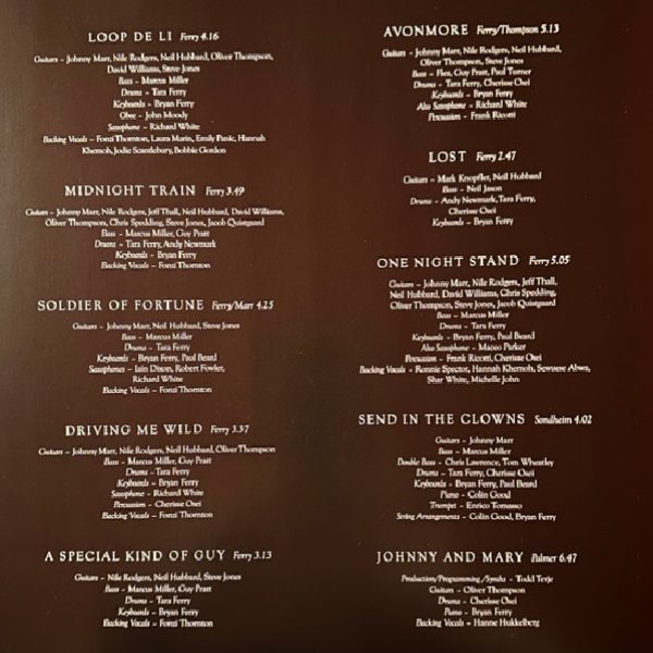 Виниловая пластинка Bryan Ferry – Avonmore (coloured) LP - рис.4