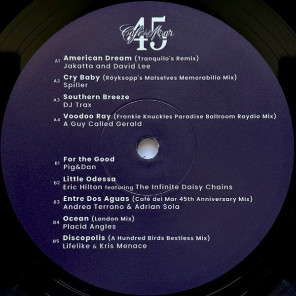 Виниловая пластинка Various Artists - Cafe Del Mar, 45th Anniversary - 2LP - рис.5