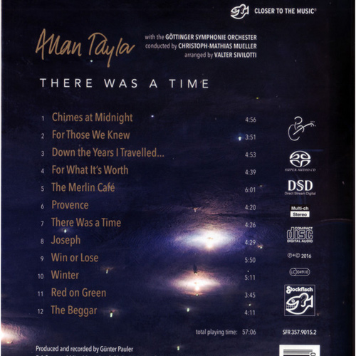 CD-диск Allan Taylor & GSO - There Was a Time SACD - рис.1