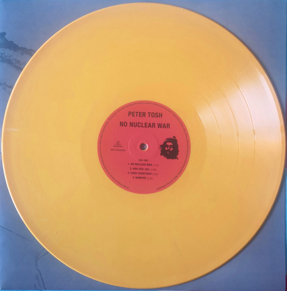 Виниловая пластинка Peter Tosh - No Nuclear War - Yellow LP - рис.2