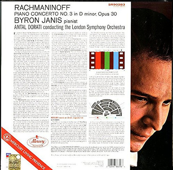 Виниловая пластинка Rachmaninoff; Byron Janis; London Symphony; Antal Dorati - Piano Concerto No. 3 - рис.1