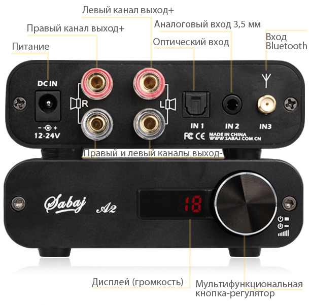 Интегральный усилитель SABAJ A2 - рис.2