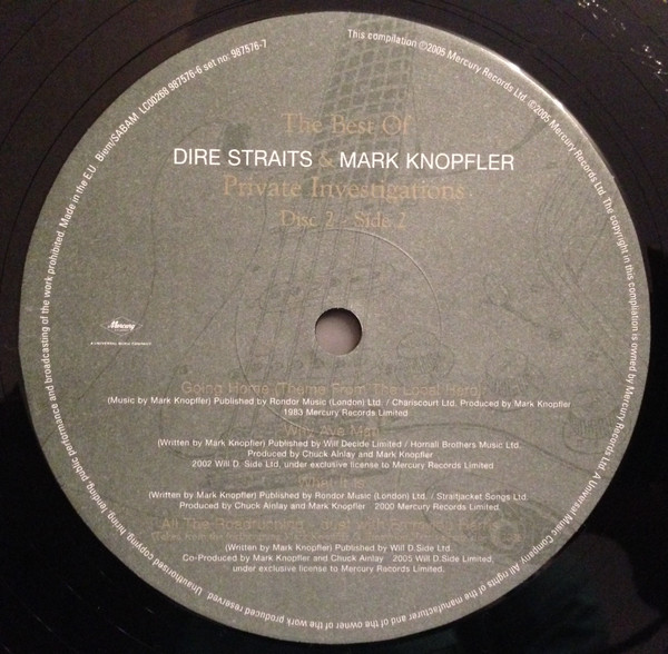 Виниловая пластинка Dire Straits & Mark Knopfler – Private Investigations (The Best Of) - 2LP - рис.7