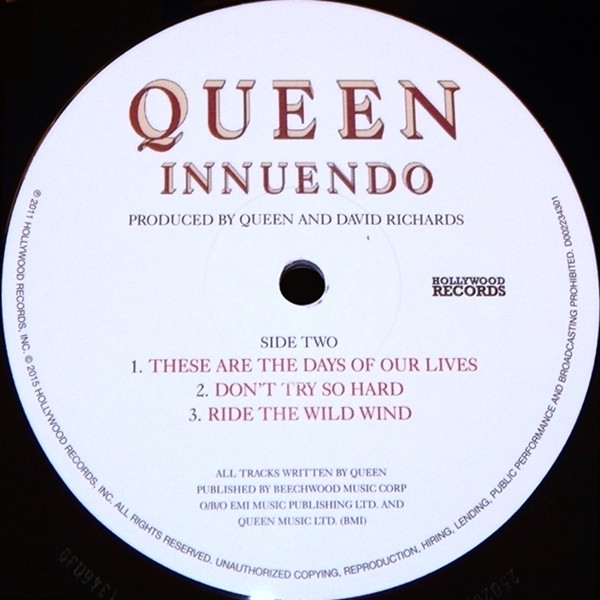 Виниловая пластинка Queen - Innuendo (Half Speed) - 2LP - рис.4