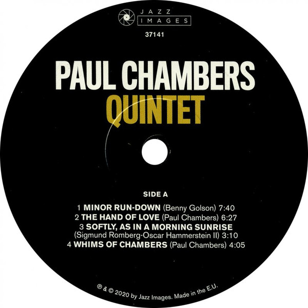 Виниловая пластинка Paul Chambers - Paul Chambers Quintet LP - рис.5
