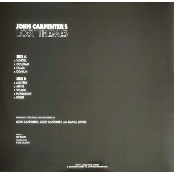 Виниловая пластинка John Carpenter – Lost Themes - Cloured LP - рис.1