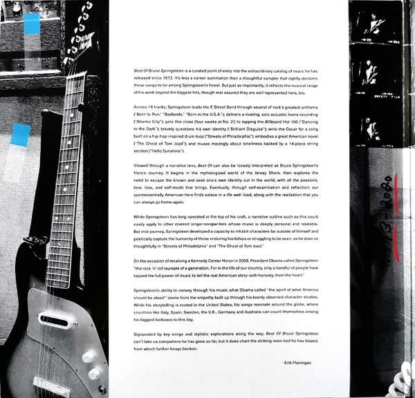 Виниловая пластинка Bruce Springsteen – Best Of - Coloured Blue 2LP - рис.1