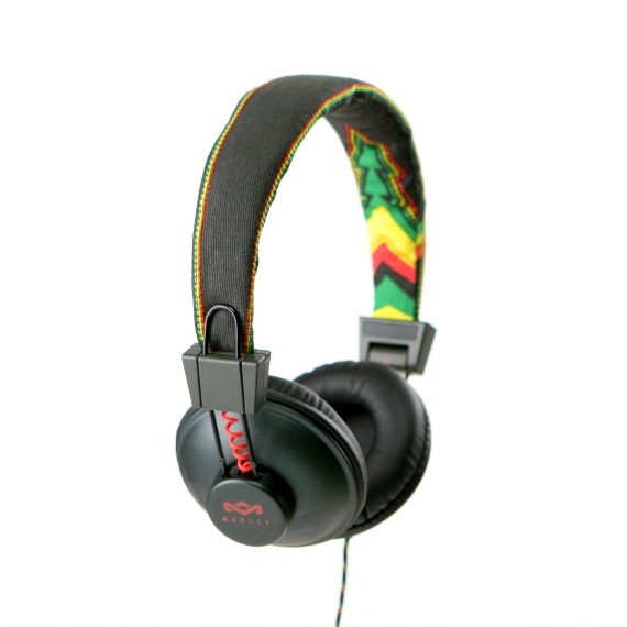 Наушники House of Marley Positive Vibration Rasta EM-JH010-RA - рис.0