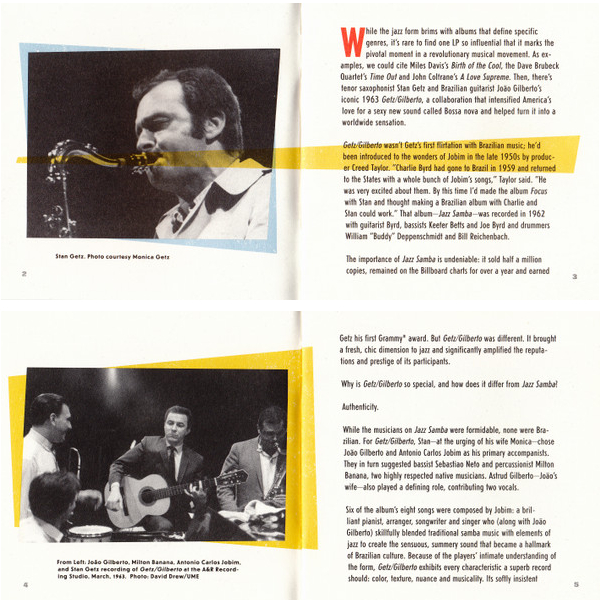 CD-диск Stan Getz & Joao Gilberto, Featuring Antonio Carlos Jobim - Getz & Gilberto SACD - рис.3