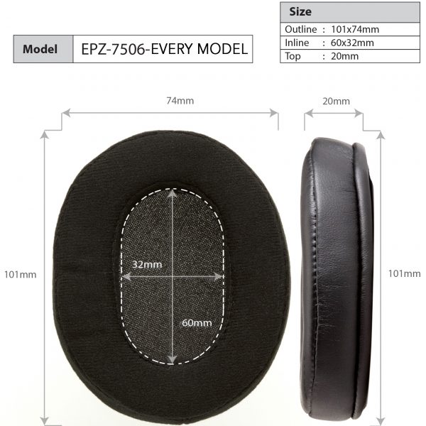 Амбушюры Dekoni Audio Standard for Sony MDR-7506 - рис.4