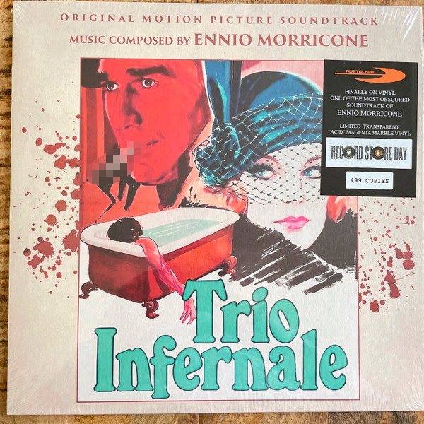 Виниловая пластинка Ennio Morricone – Trio Infernale (Magenta Marble Transparent) LP - рис.0