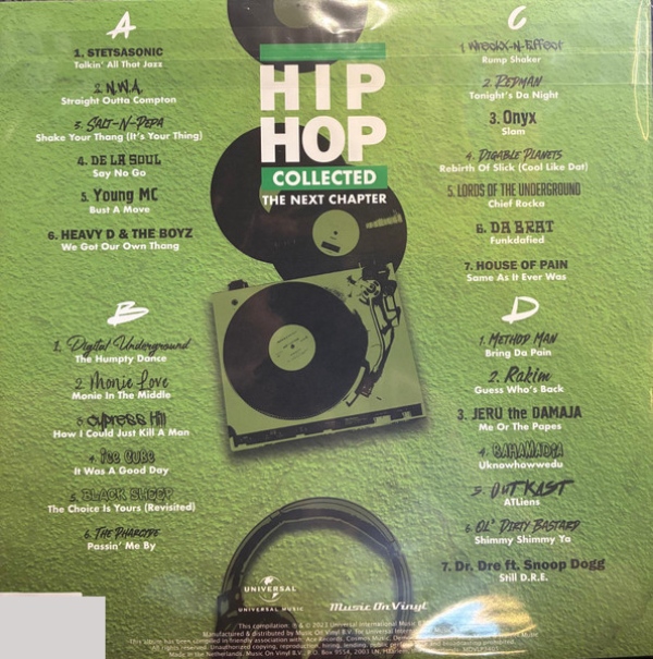 Виниловая пластинка Various Artists - Hip Hop Collected - The Next Chapter - 2LP - рис.2