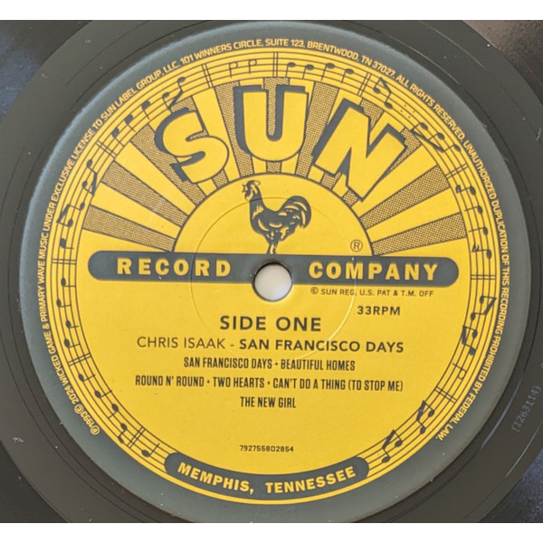 Виниловая пластинка Chris Isaak - San Francisco Days LP - рис.2