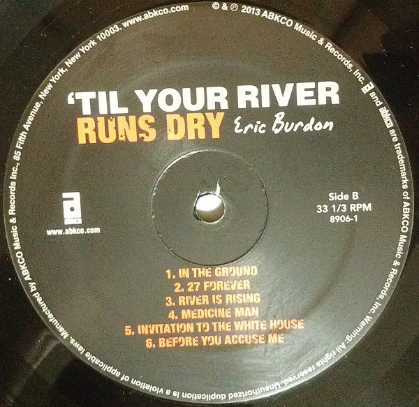 Виниловая пластинка Eric Burdon - Til Your River Runs Dry - рис.2