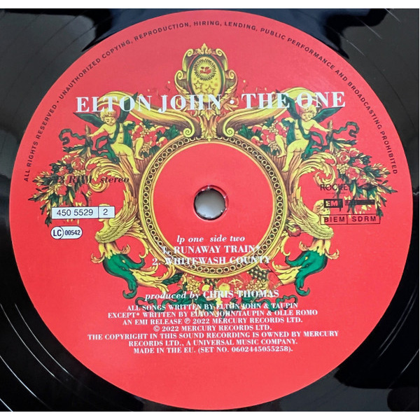 Виниловая пластинка Elton John – The One LP - рис.5
