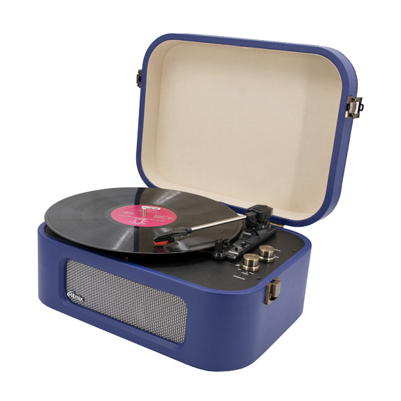 Проигрыватель винила Ritmix LP-190B dark blue проигрыватель винила (SN LP190BDB20220700054)_Уценка - рис.0