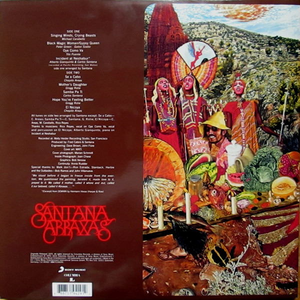 Виниловая пластинка Santana - Abraxas - рис.1