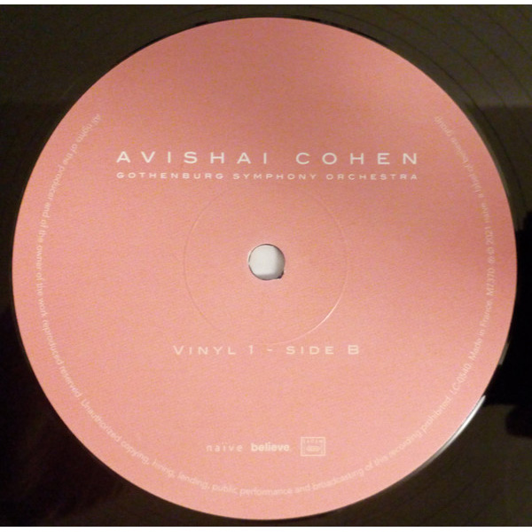 Виниловая пластинка Avishai Cohen Gothenburg Symphony Orchestra – Two Roses LP - рис.3