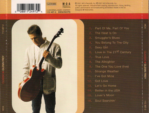 Виниловая пластинка Glenn Frey Classic The Universal Masters Collection - рис.1