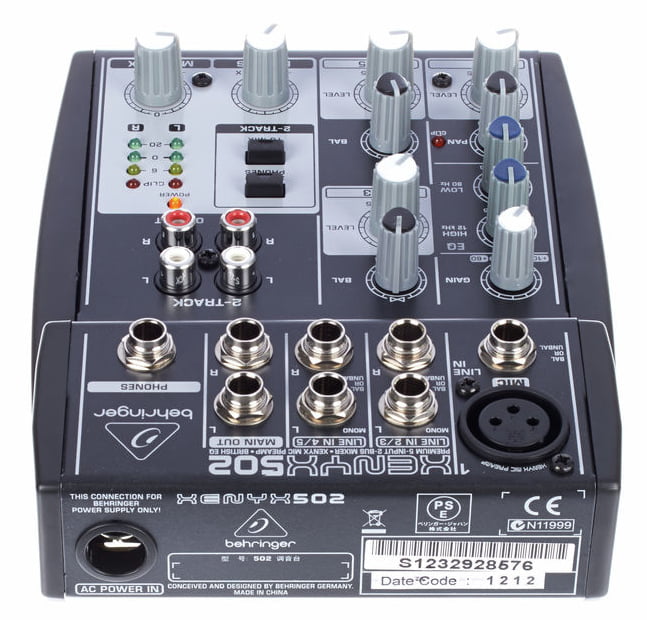 Микшерный пульт BEHRINGER XENYX 502 - рис.4