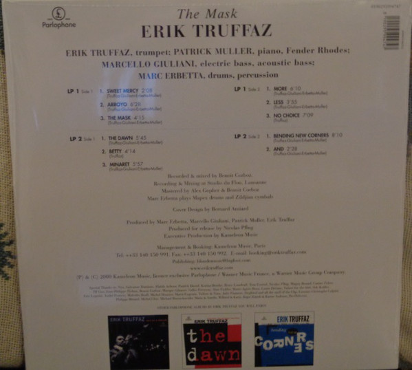 Виниловая пластинка Erik Truffaz; Patrick Muller; Marcello Giuliani; Marc Erbetta - The Mask - рис.1