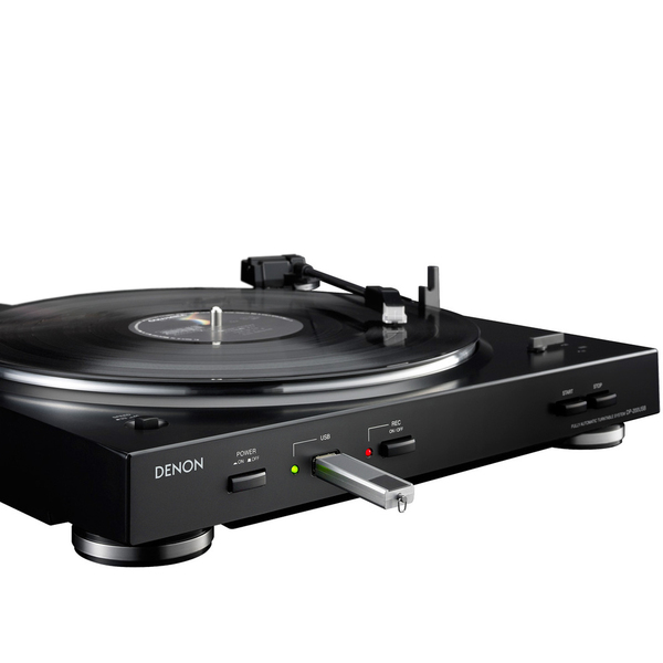 Проигрыватель винила Denon DP-200USB black - рис.1