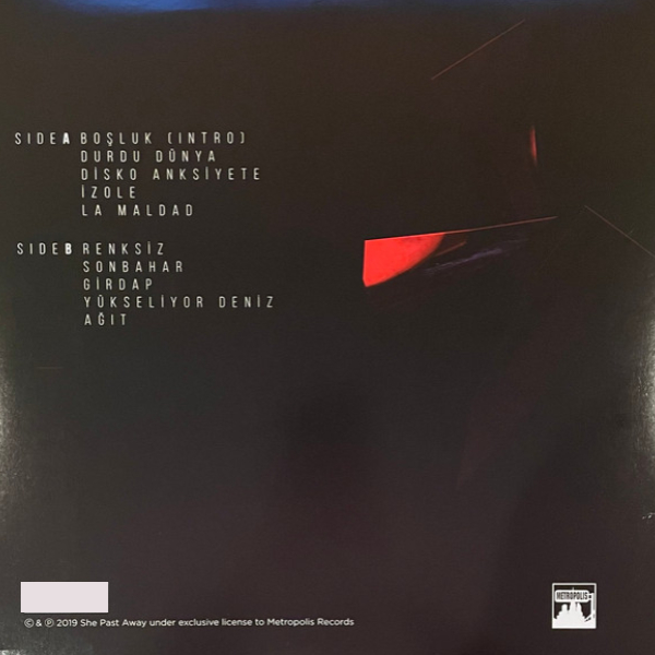 Виниловая пластинка She Past Away - Disko Anksiyete LP - рис.1