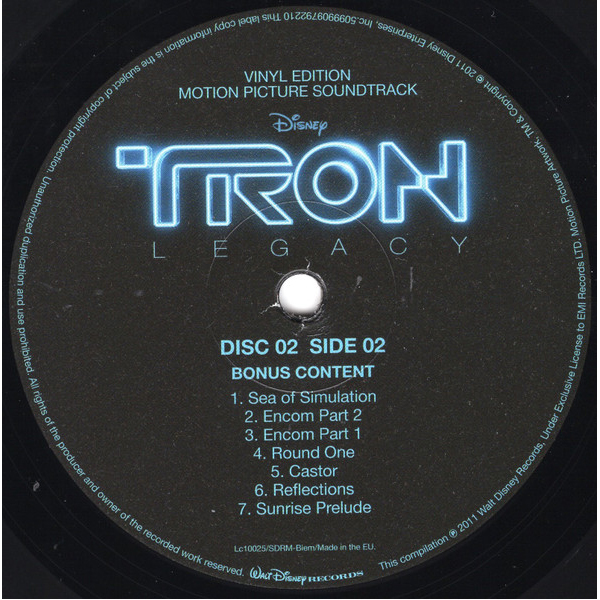 Виниловая пластинка Daft Punk - TRON: Legacy (Vinyl Edition Motion Picture Soundtrack) - 2LP - рис.5