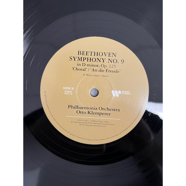 Виниловая пластинка Beethoven, Otto Klemperer: Symphony No.9 Choral LP - рис.3