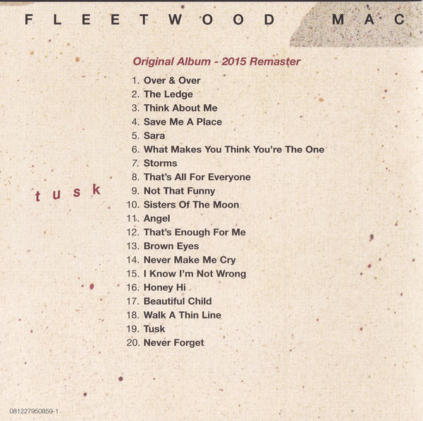 Виниловая пластинка Fleetwood Mac - Tusk - рис.3