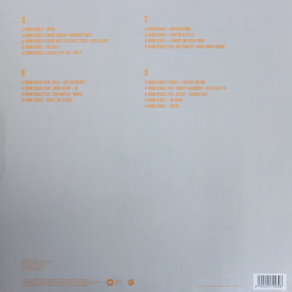 Виниловая пластинка ROBIN SCHULZ UNCOVERED LP - рис.1