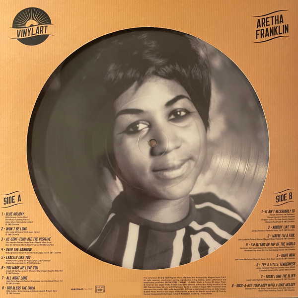 Виниловая пластинка Aretha Franklin – Vinylart - Aretha Franklin (picture) LP - рис.2