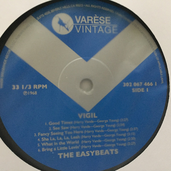 Виниловая пластинка The Easybeats - Vigil - рис.2