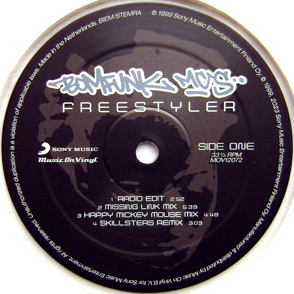 Виниловая пластинка Bomfunk MCs – Freestyler (coloured) LP - рис.4