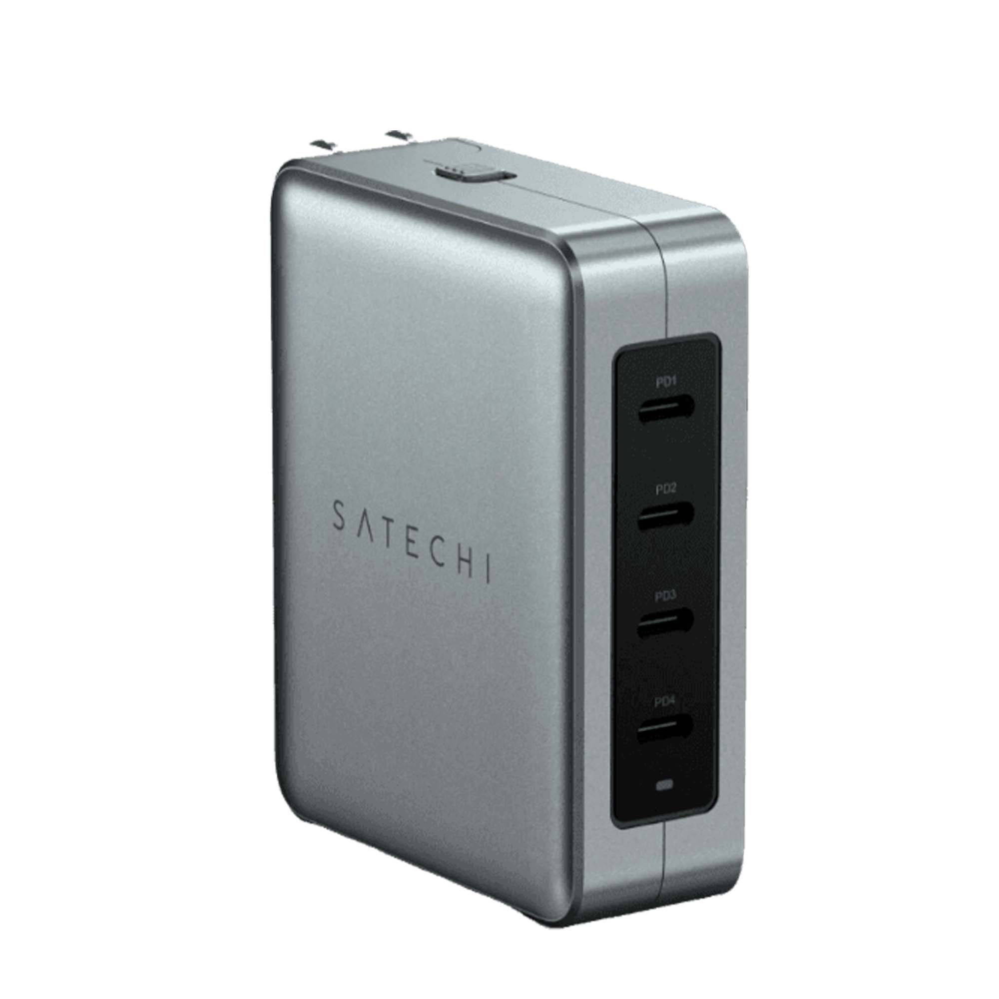 Сетевое зарядное устройство Satechi USB-C 4-Port GAN Travel Charger 145W Space Grey
