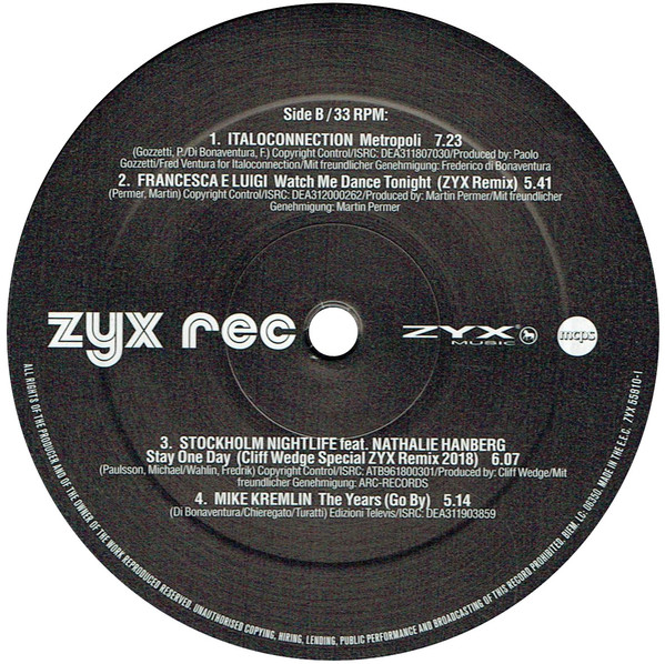 Виниловая пластинка Various – ZYX Italo Disco New Generation Vol.1 LP - рис.3