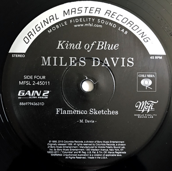 Виниловая пластинка Miles Davis – Kind Of Blue (MFSL) LP - рис.4